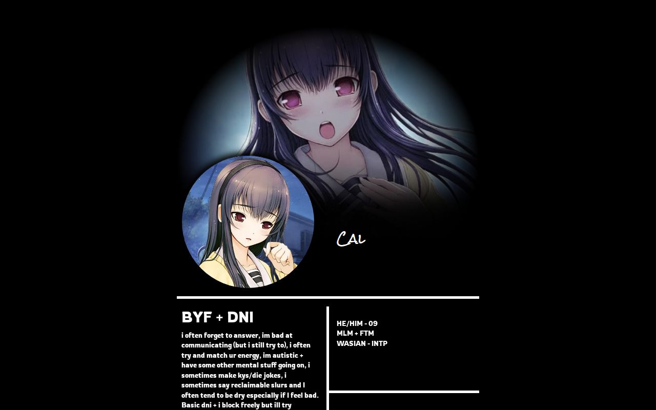 Carrd profile picture for @afflicted